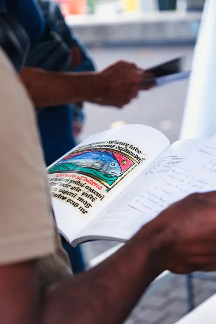 Animation pédagogique sur la biodiversité marine lors d'un festival à La Réunion